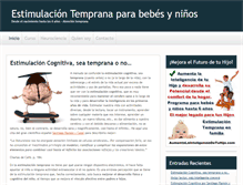 Tablet Screenshot of estimulaciontemprana.co